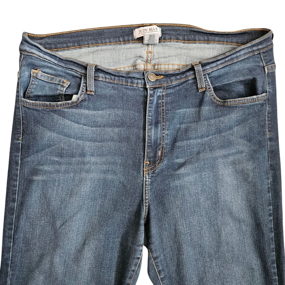 Orvis‎ Womens Straight Leg Jeans Blue Medium Wash Stretch Denim 40x34